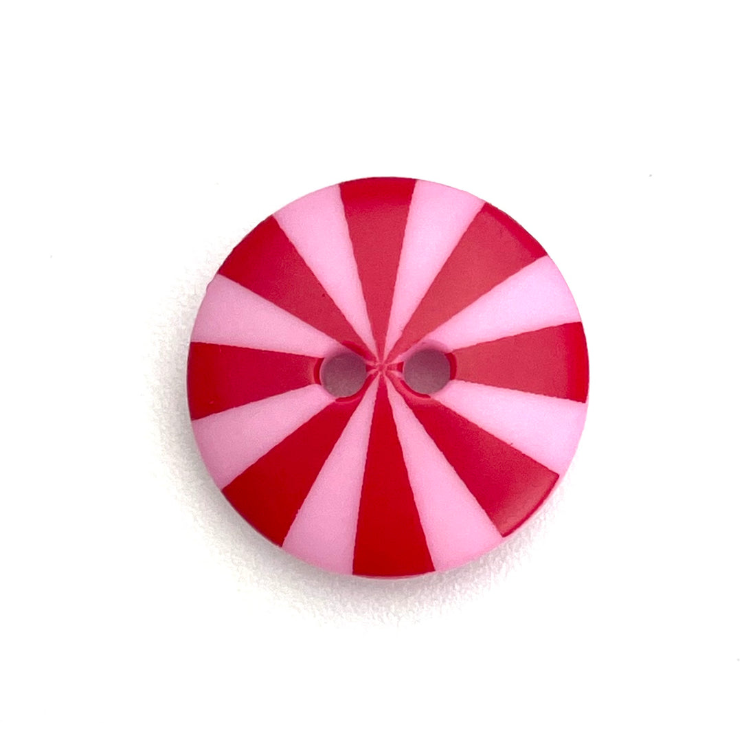 1 Knopf 15 mm Lollipop - Rot
