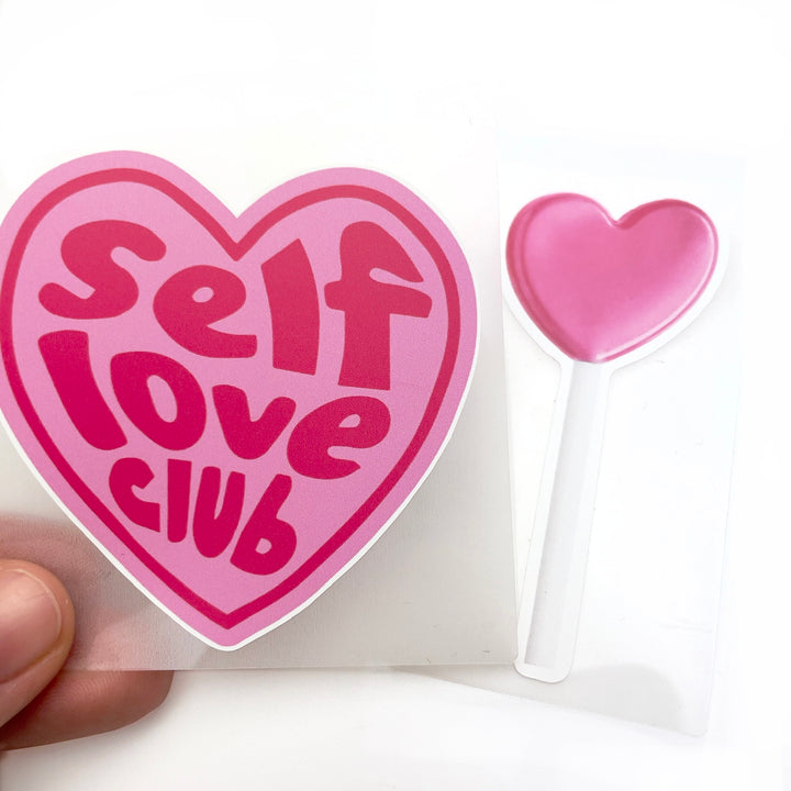 Set Bügelbilder Selflove Club und Lolli