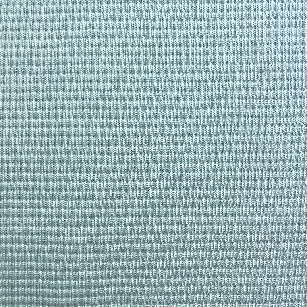 0,5 m Waffelstrick Jersey Aqua