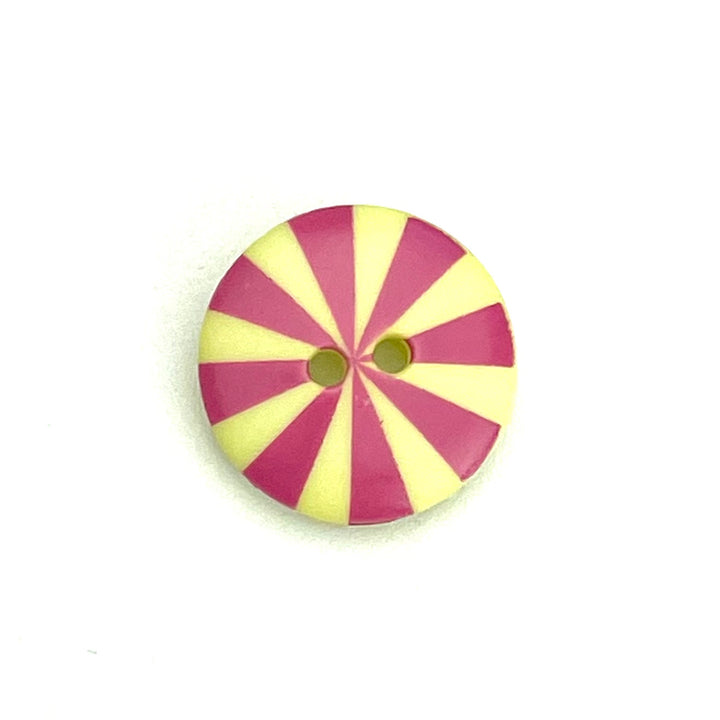 1 Knopf 15 mm Lollipop - Gelb