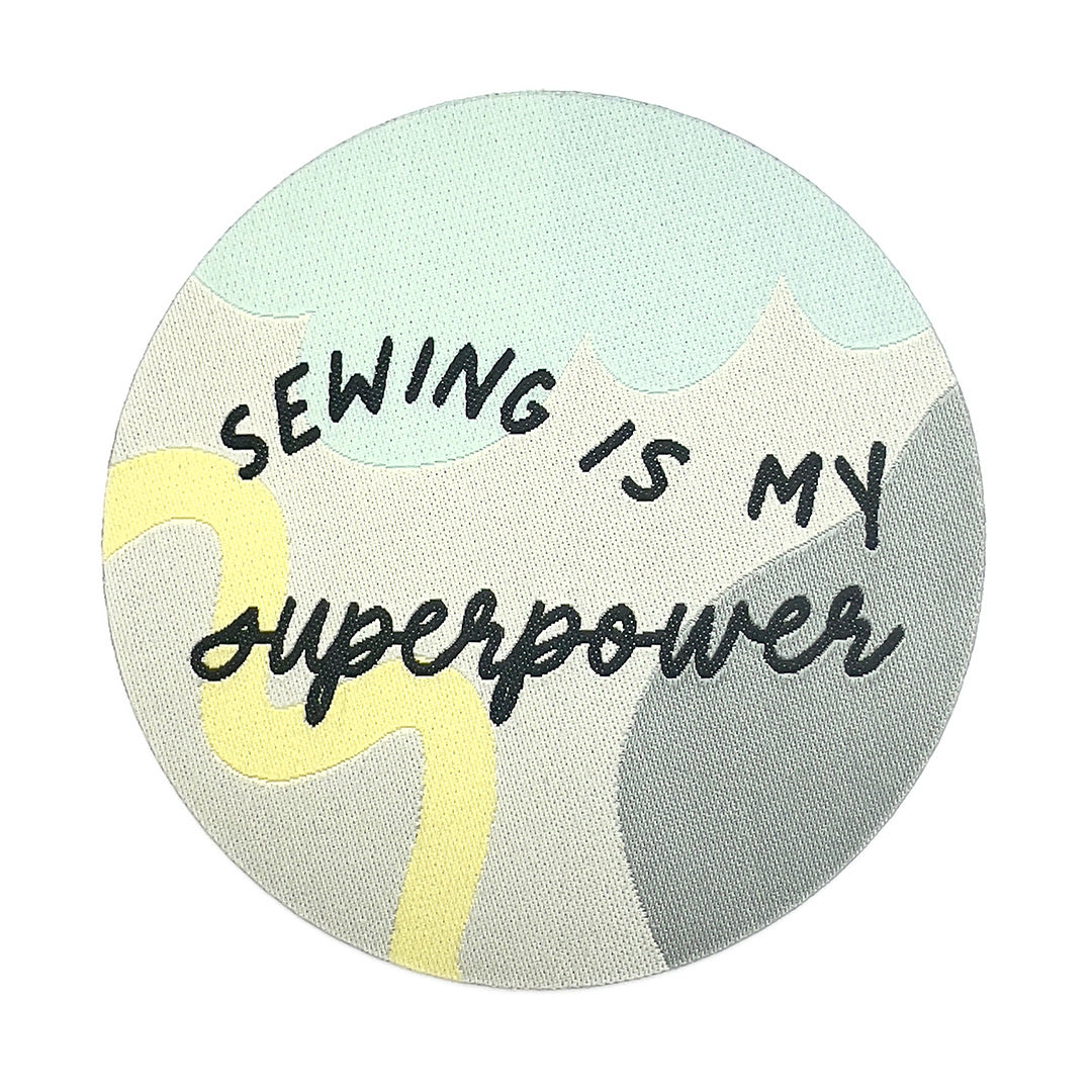 Bügelpatch Sewing is my Superpower