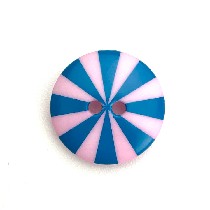 1 Knopf 15 mm Lollipop - Blau