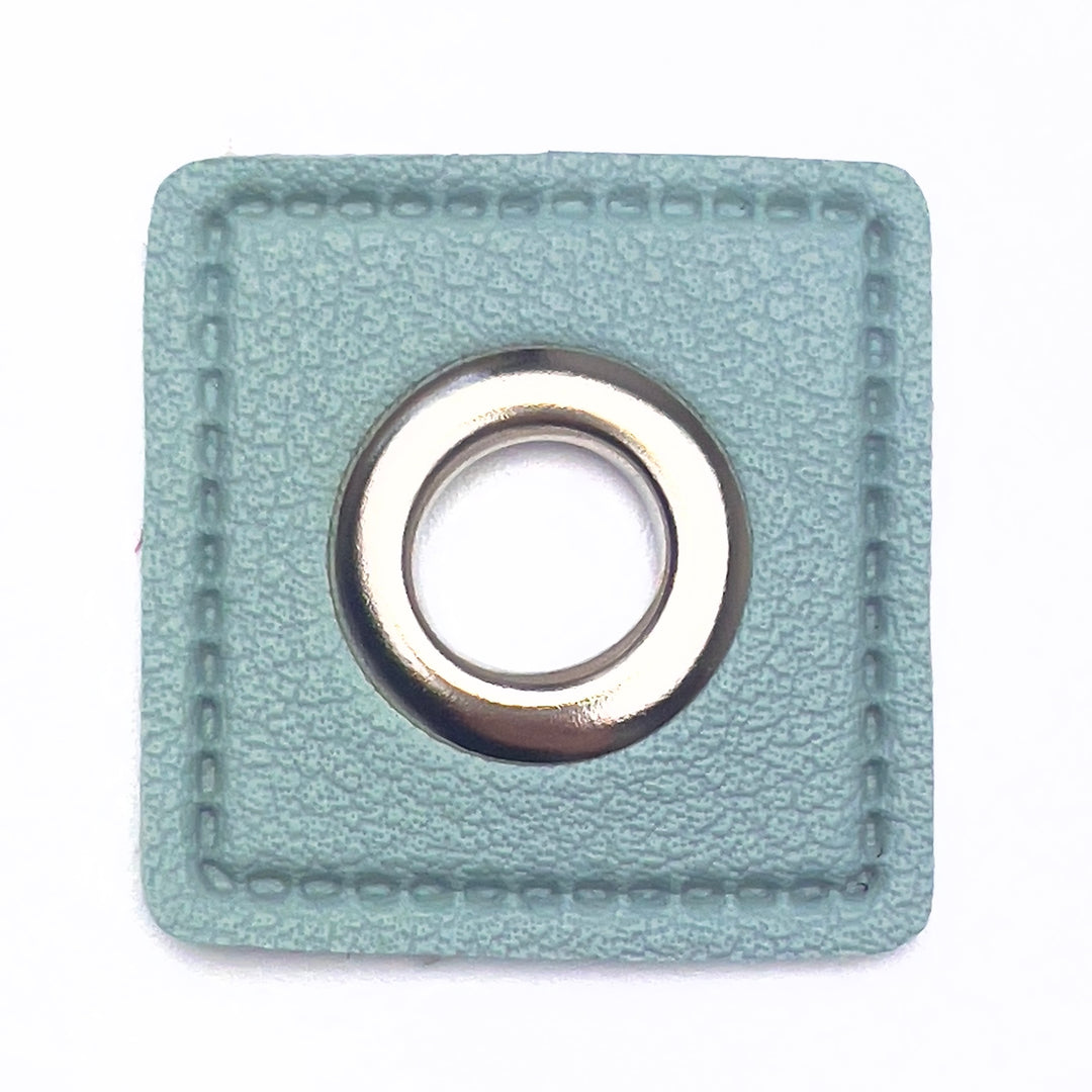 1 Ösenpatch 8mm - Mint Nickel