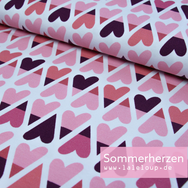 0,5 m Sommerherzen - Jersey